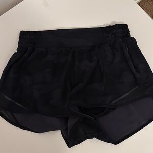 Lululemon Hotty Hot High Rise Camo Shorts